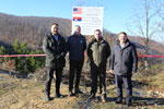 Посета амбасадора САД радилишту завршеног пројекта техничког извиђања на локацији „Ушки поток“ у Бујановцу