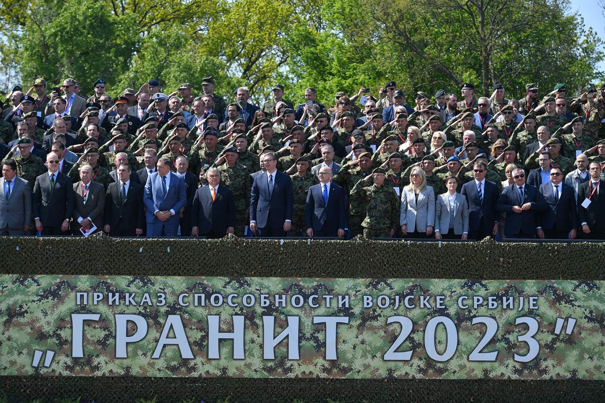 Učešće Centra na održanom prikazu sposobnosti Vojske Srbije “GRANIT” 2023