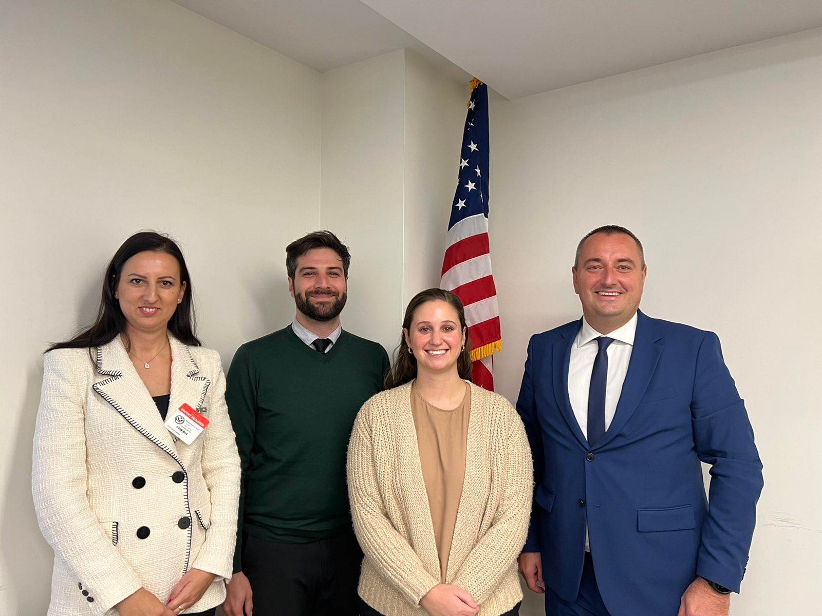 VISIT TO THE BUREAU OF MILITARY POLITICAL AFFAIRS OF THE STATE DEPARTMENT AND THE EMBASSY OF RЕPUBLIC OF SERBIA IN THE USA