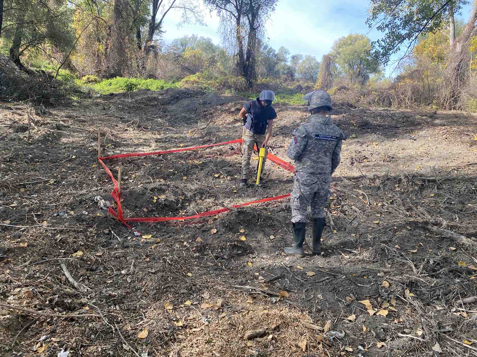 Kontrola kvaliteta prema Projektu za čišćenje od eksplozivnih ostataka rata na lokaciji za izgradnju mosta preko reke Dunav u sklopu izgradnje obilaznice oko Novog Sada