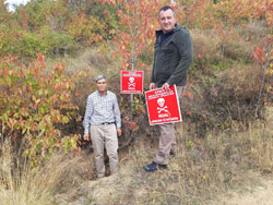    Marking of Mine Suspected Area in Bujanovac Municipality  