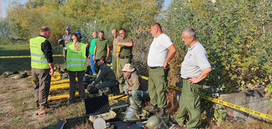   Introduction into works of one manual demining team on “Jugovićevo-2” Project in Novi Sad   