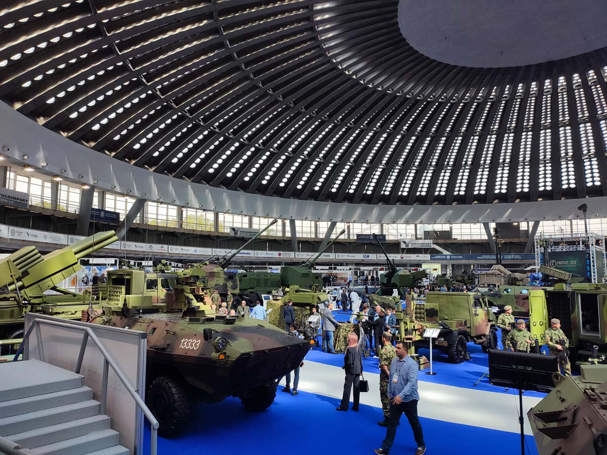 Центар за разминирање излагач на 11. међународном сајму наоружања и војне опреме 'ПАРТНЕР 2023'