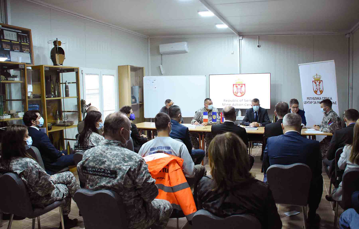  CONDUCT OF EXPLOSIVE ORDNANCE DISPOSAL - LEVEL 1 TRAINING  (EOD - LEVEL 1) ARRANGED BY SERBIAN MINE ACTION CENTRE 