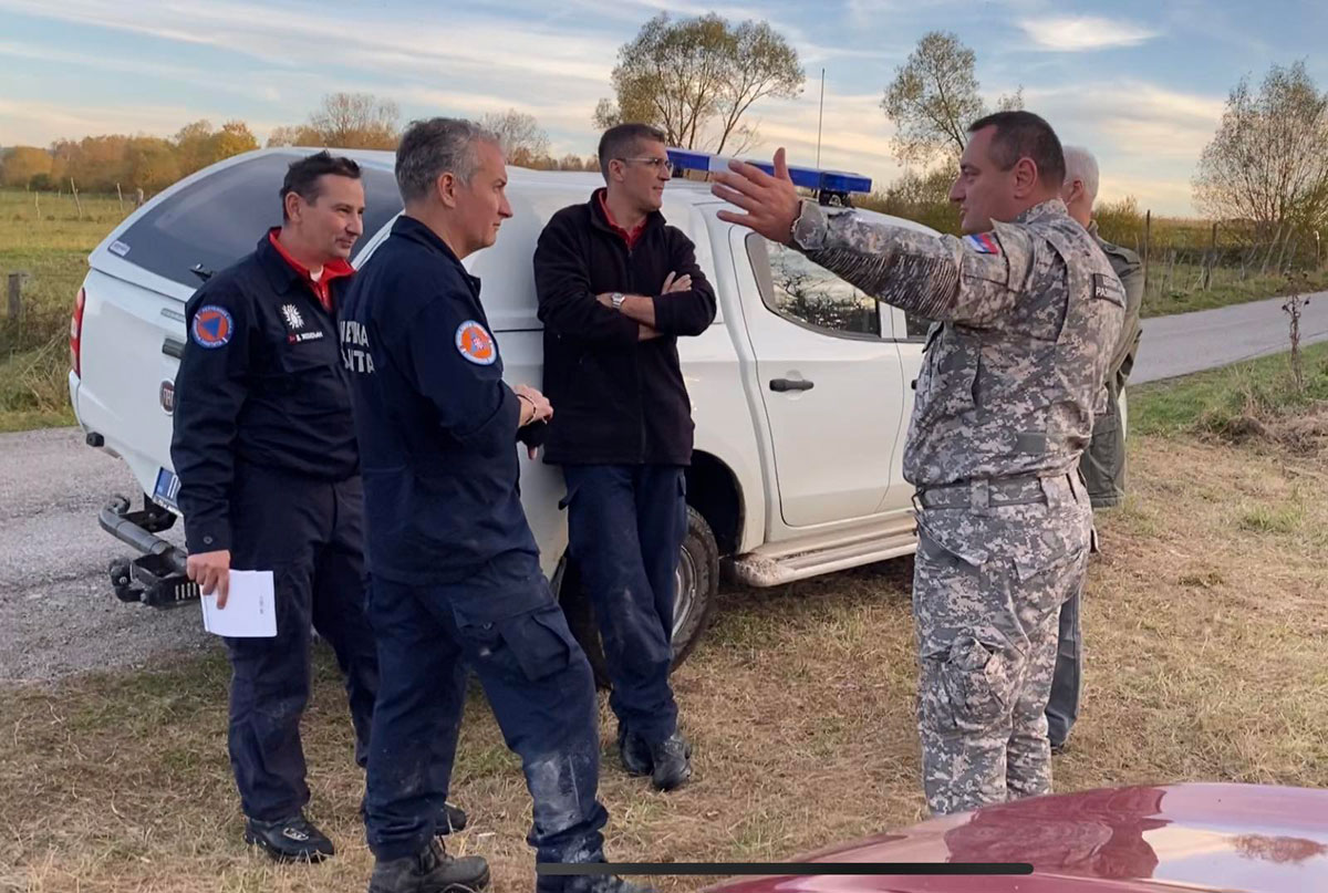  Uništavanje kasetne municije pronađene na projektu „Sjenica - Vapa“ i obilazak lokacija zagađenih avio bombama u Sjenici 