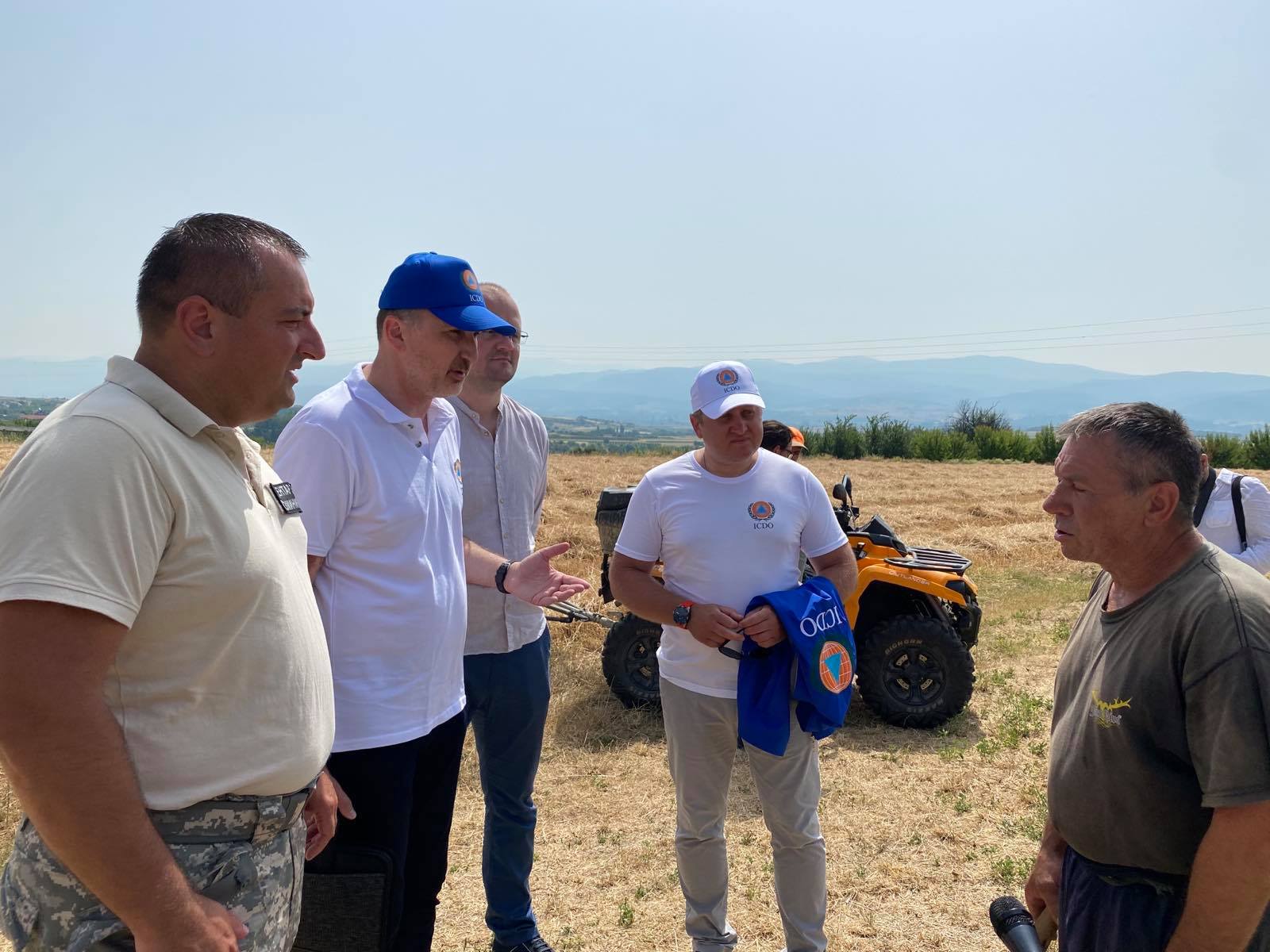  ICDO Representatives Visited ERW Clearance Sites 