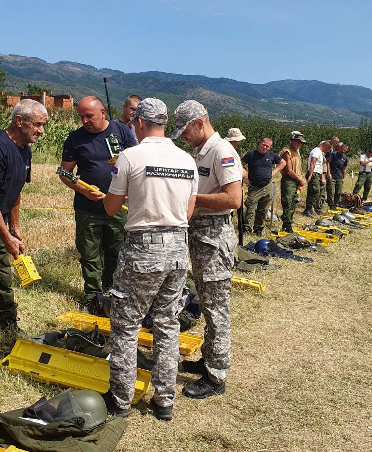  Uvođenje tima u fazu 1 prema projektu za čišćenje eksplozivnih ostataka rata na lokaciji 