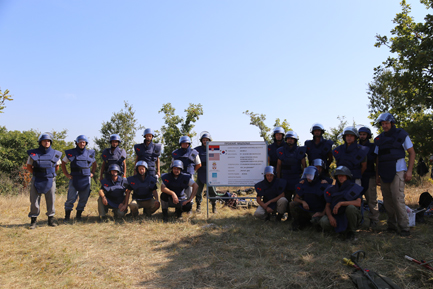 Početak projekta razminiranja na lokaciji „Dobrosin“ u Bujanovcu