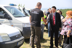  Visit of Japan’s Ambassador to the location of the demining project 