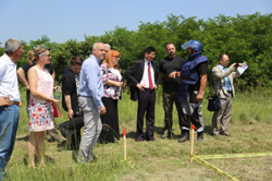  Visit of Japan’s Ambassador to the location of the demining project 