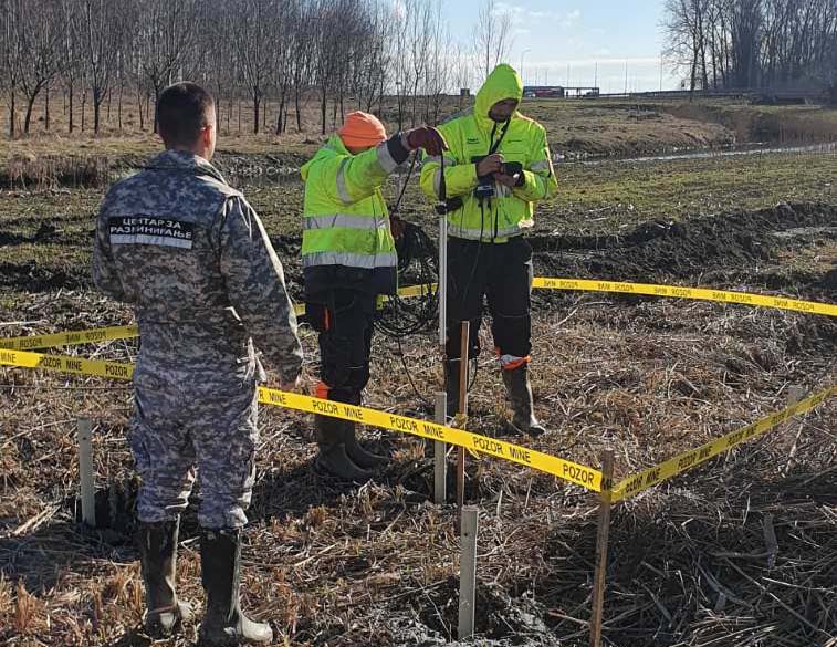  Quality Control in Accpordance with  ERW Clearance Project for the Expressway - Ib of the state Road No. 21, Novi Sad - Ruma ,,Fruška Gora Corridor” Site 